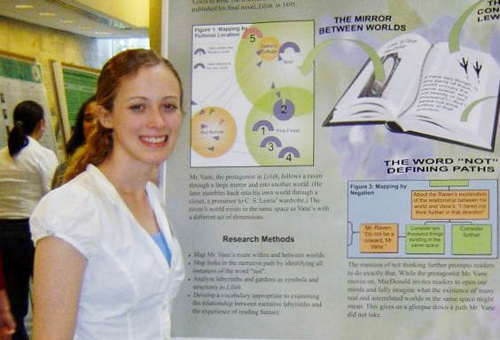 Presenting 'Mapping the Text of Lilith' at the Undergraduate Research and Creative Achievements Forum